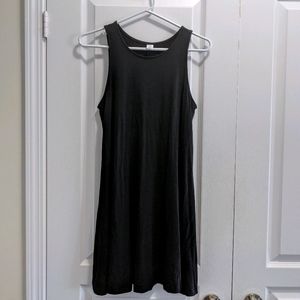 Old Navy Swing Tank Dress in Black- Petite